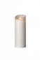 Preview: Sompex Flame Echtwachs LED Kerze, fernbedienbar, weiß – 8 x 23cm