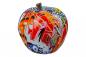 Preview: Poly Apple Street Art Apfel Kunstharz 11 x 11 x 11cm Bunt