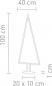 Preview: Sompex Tisch- /Bodenleuchte Pine, aluminium, 100 cm