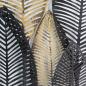 Preview: Wanddeko Palmblätter Metall braun champagner Antikfinish 8 Blätter H. 95cm
