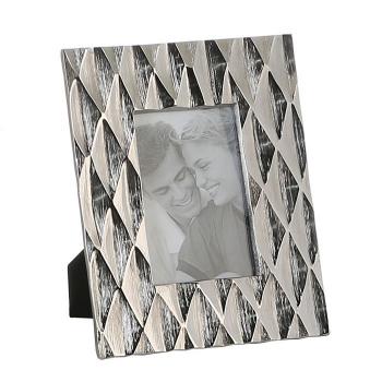 Fotorahmen Diamond Aluminium mit Rautenstruktur Fotoformat 10 x 15 cm