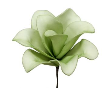 Blume Foam Flower Rumba Schaumstoff Blüte L 18cm Hellgrün