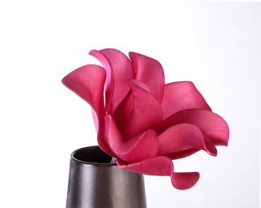 Blume Foam Flower Rumba Schaumstoff Blüte L 18cm Fuchsia