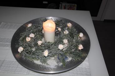 Lichterkette Lumineo Warmweiss Rosen LED Rosengirlande beleuchtet