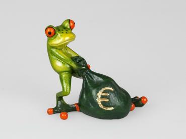 Frosch Money 10cm aus Kunststein gefertigt