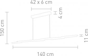 SOMPEX Pendelleuchte Spacy