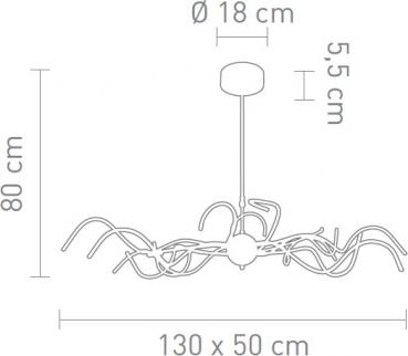 SOMPEX Pendelleuchte Octopus LED