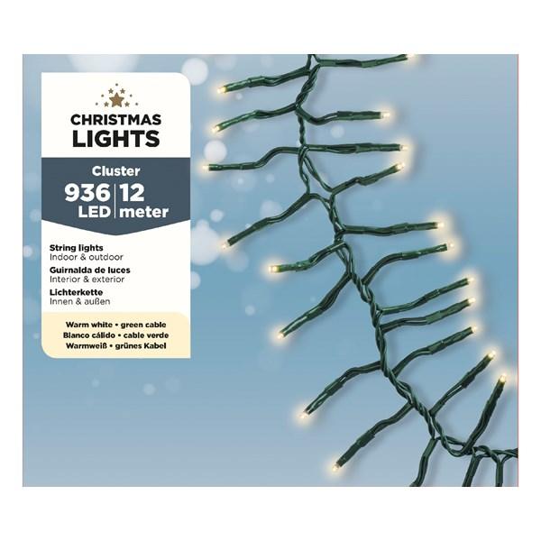 Lumineo LED Gruppenbeleuchtung Budget LED Lichterkette 935 LEDs - 1200cm