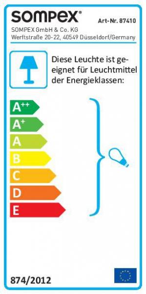 SOMPEX Tischleuchte Cubic Alu