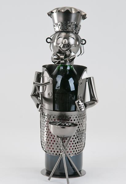 Flaschenhalter aus lackiertem Eisen Griller 36cm